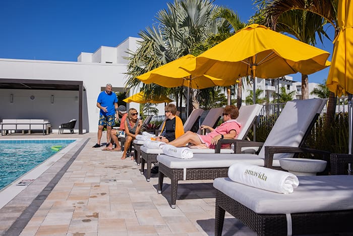 Relaxing Poolside at the Oasis Pool.