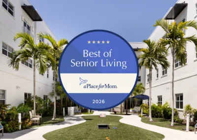 Amavida at Lakes Park HONORED WITH A PLACE FOR MOM 2026 BEST OF SENIOR LIVING AWARD